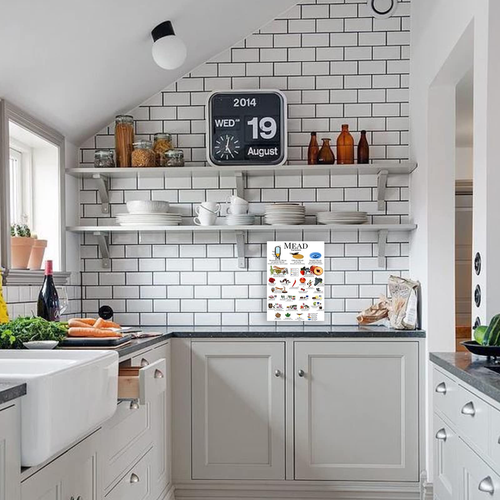 Amazon.co.jp: Mead Varieties キッチン メタル ブリキ看板 鉄 絵画