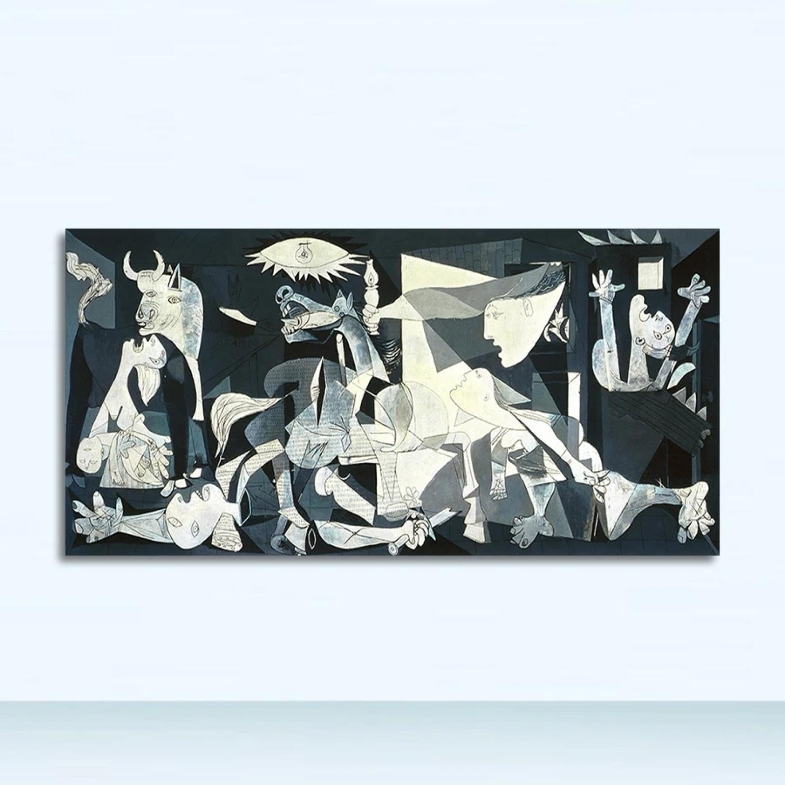 Amazon.co.jp: 有名なピカソ ゲルニカ アート 大きな絵画の複製