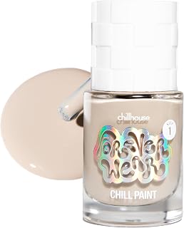 Chillhouse - Forever Wear, Chill Paint (Step 1) - Miami Clay (Neutral Gray) - Nail Polish - Use with Magic Finish Top Coat Only - Nail Care As You Wear - Latina & Women Owned - Beauty & Self Care