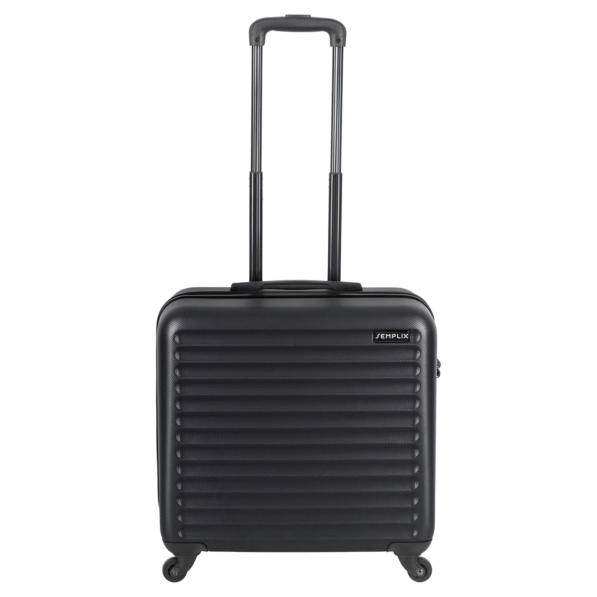 SEMPLIX Carro para máquina de coser rígido con alta movilidad 360° y 4 ruedas suaves, Negro, 44 x 24 x 40 cm