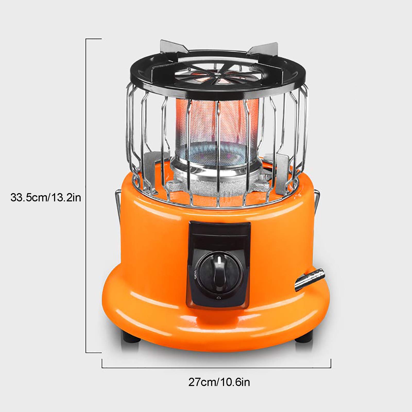 fungo riscaldante per esterno Riscaldatore Multifunzione Per Patio, Riscaldatore Portatile A Gas Propano Per Esterni, Tubo Da 2 M, Manopola Di Regolazione Continua, Per Riscaldamento Esterno Interno