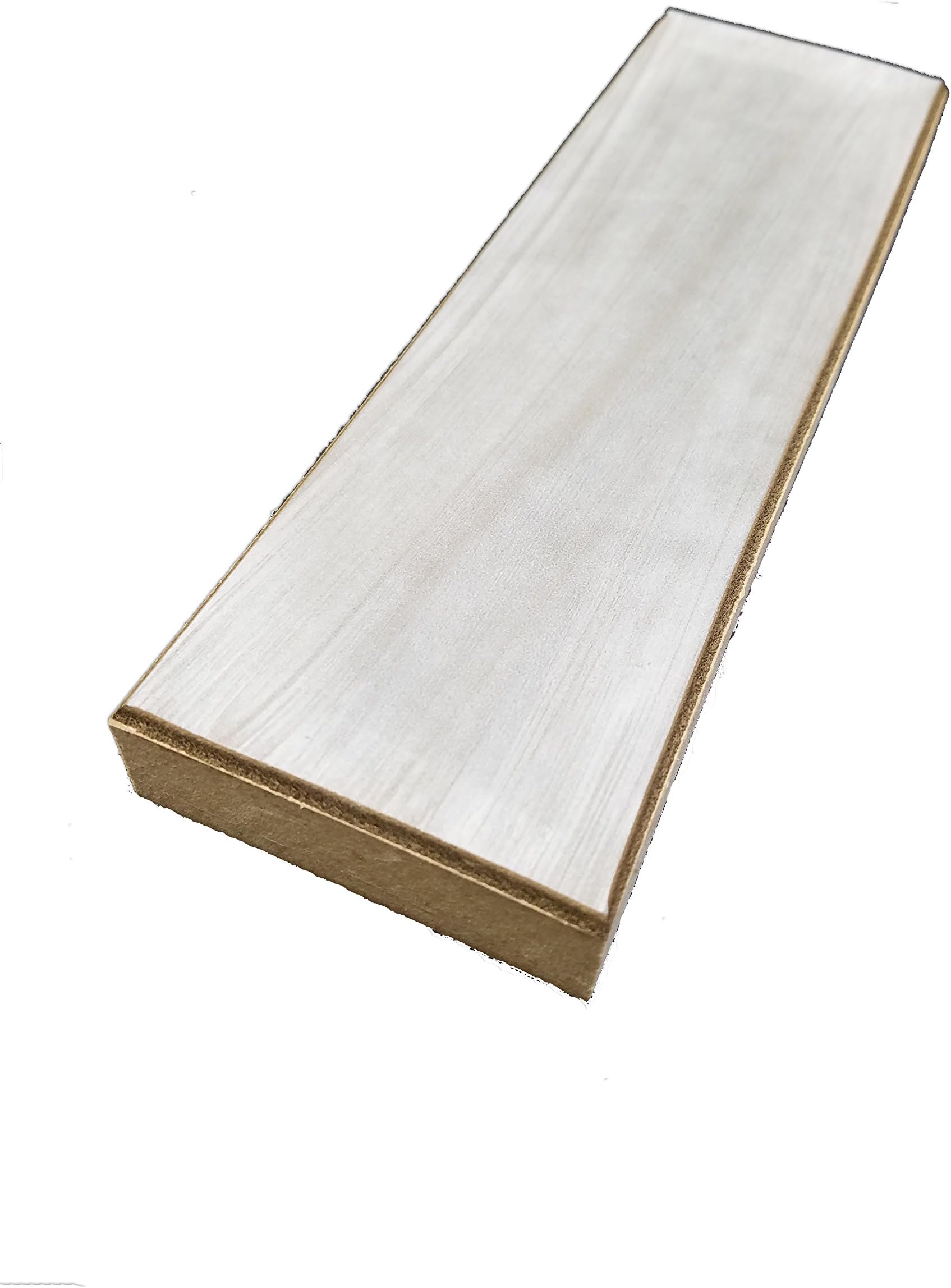 Knives Plus Strop Block, White Compound, Leather Sharpening Strop 8" Long