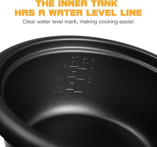 Miniatura 3 de BESTonZON Repuesto de olla interior para arrocera, olla interior de 1.5 l, recipiente de cocción de arroz antiadherente, olla redonda extraíble para