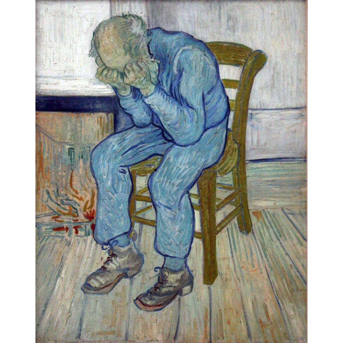 Toile Van Gogh At Eternity's Gate grand format pour mur vide