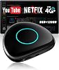 Wireless CarPlay Adapter, AI Box Carplay with Full Android, Built-in 4G LTE, Supports for Netflix/YouTube/TF Card, Plug & Play, Drivechat with AI Skills, Supports Factory Wired CarPlay