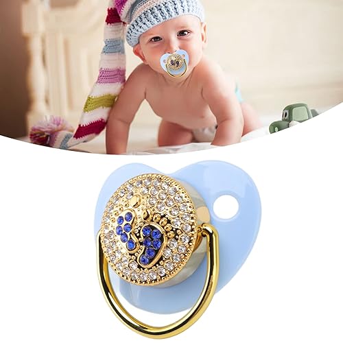 Miniatura 4 de Chupete para bebé, chupete personalizado para recién nacido, chupete con patrón de pie, chupete de silicona para recién nacido, pezón infantil de 6