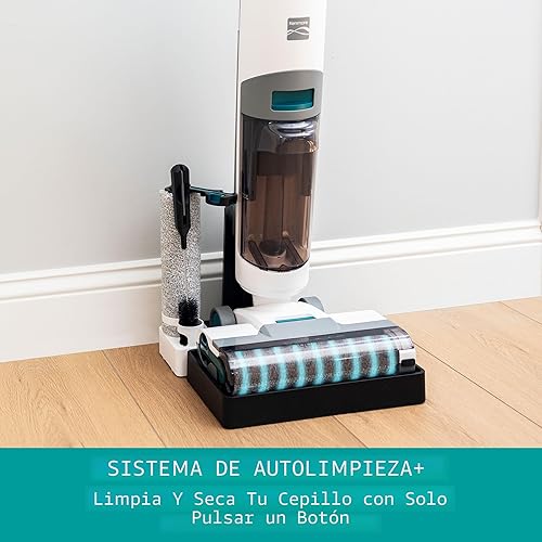 Miniatura 4 de Kenmore HF5010 AquaLite 3 en 1 aspiradora inalámbrica en seco y húmedo limpiador de suelos duros con secado automático al aire, tiempo de