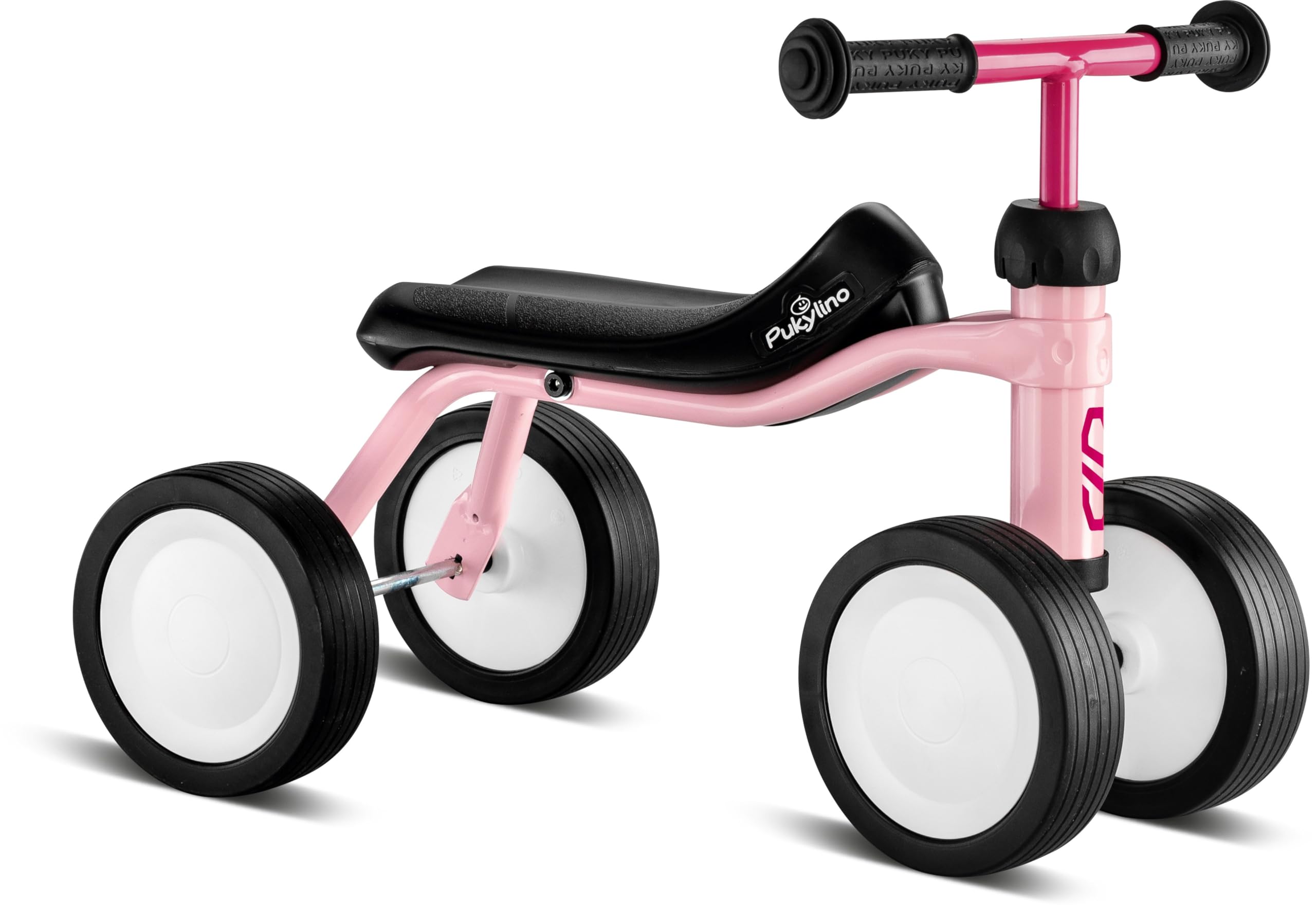 PUKY PUKYLINO Retro Rose | Samochód zjeżdżalniowy dla dzieci od 1 roku życia | wózek do nauki chodzenia | zabawka dla niemowląt | ergonomiczne siedzisko, uchwyty bezpieczeństwa na kierownicę i