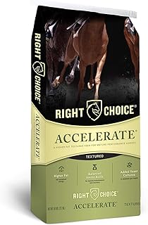 Kalmbach Feeds Right Choice Accelerate for Horse, 50 lb