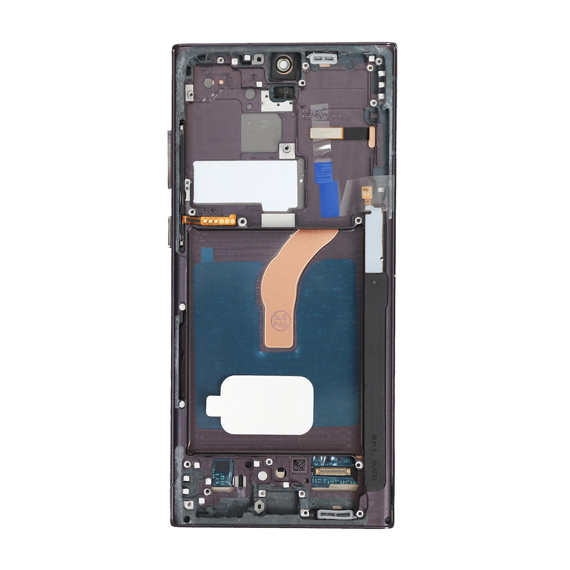 Wyświetlacz OLED do Galaxy S22 Ultra SM-S908B, SM-S908B/DS, SM-S908U [z ramką] [z odciskami palców] [6,8 cala], czarny wyświetlacz LCD, ekran dotykowy z zestawem narzędzi