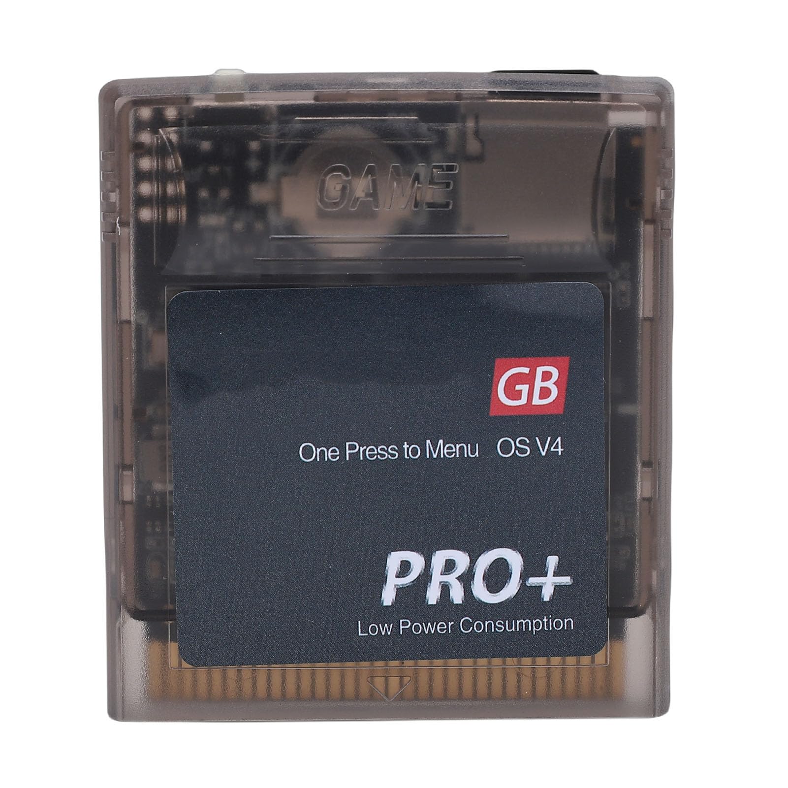 Dpofirs Gioco, Gioco Multifunzionale con Memoria 4G da 64 Mbit con Trasferimento File USB e Tecnologia di Risparmio Energetico, per Gameboy Gameboy Color Advance Advance (Grigio Trasparente)