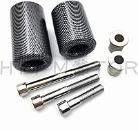 Vista 2 de HTTMT MT219-033-CN - Protector deslizante de marco sin corte compatible con Kawasaki Ninja Zx-6R Zx6R Carbon 2007 2008