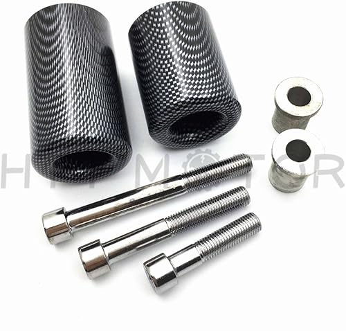 Miniatura 2 de HTTMT MT219-033-CN - Protector deslizante de marco sin corte compatible con Kawasaki Ninja Zx-6R Zx6R Carbon 2007 2008