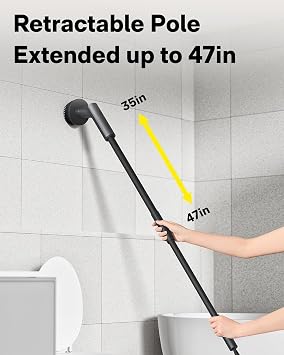 HOTO 3 Pcs Replacement Pads for HOTO Electric Scrubber with Long Handle