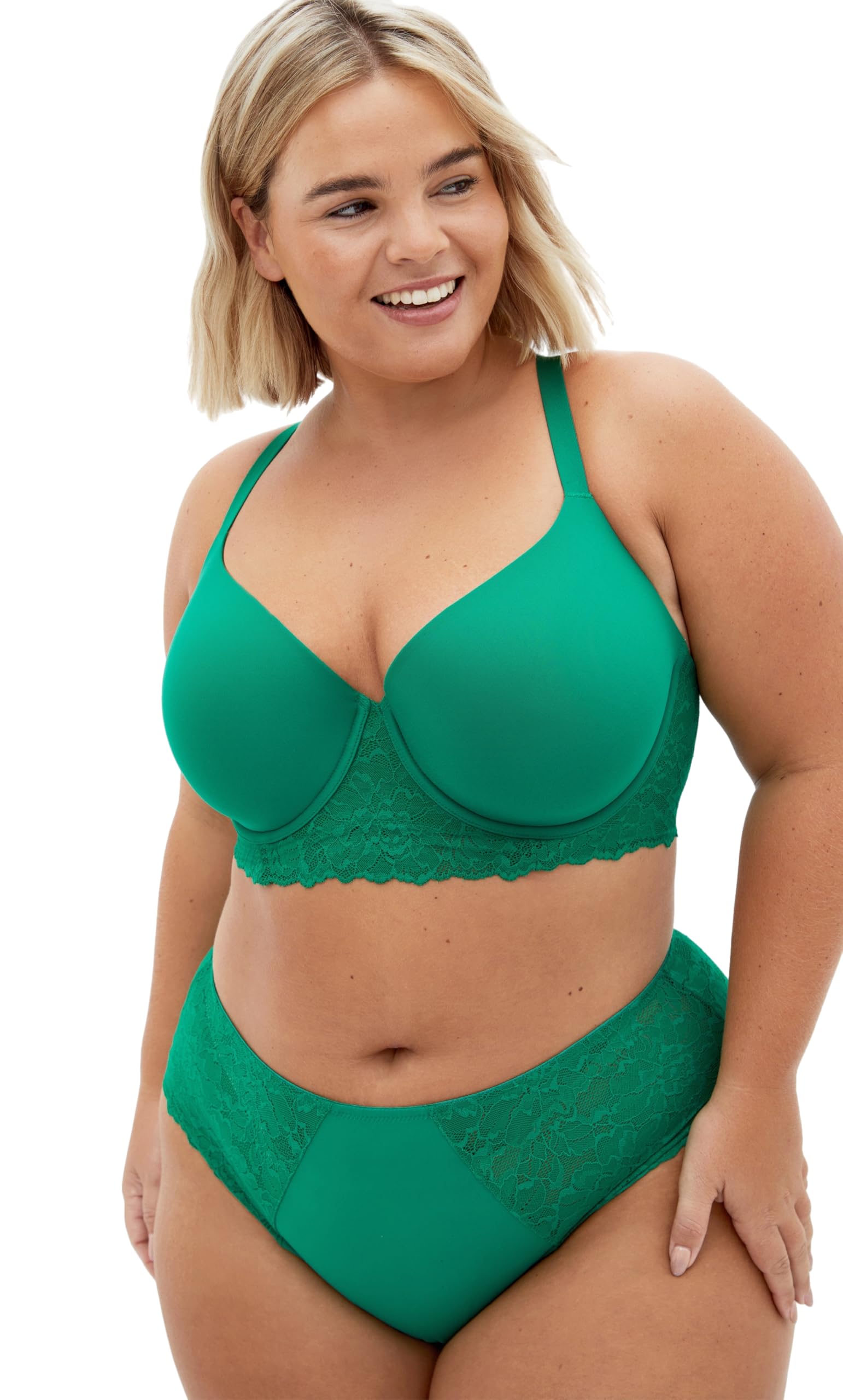 City Chic Women's Plus Size Bra-Gemma Contour Longline