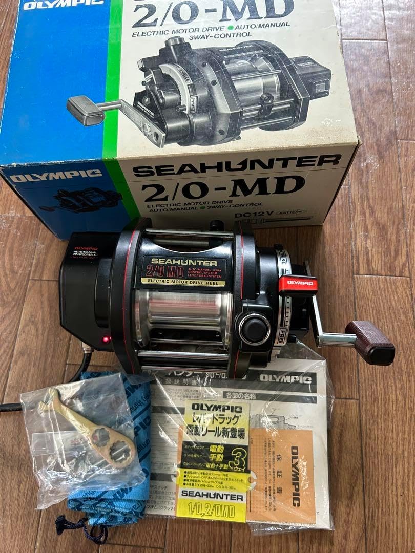 大物船釣)美電動リール オリムピック SEAHUNTER 2/0 MD ZBPFUQAF
