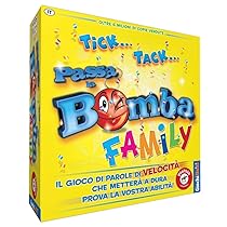 Giochi Uniti – Passa la Bomba Family, Gioco da tavolo, Edizione italiana, 3 – 8 giocatori GU639