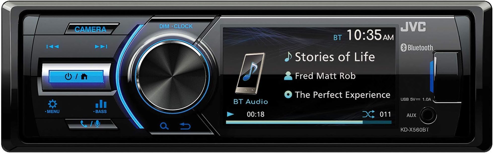 JVC KDX560BT Digital Media Car & Marine Bluetooth