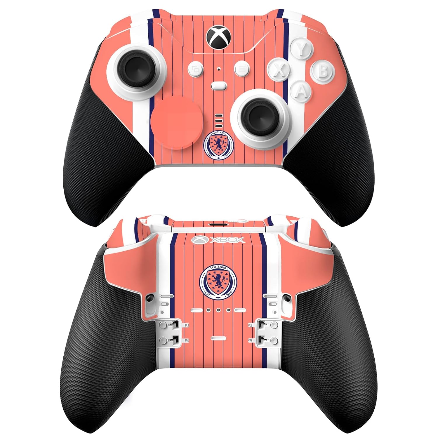 Head Case Designs Officially Licensed Scotland National Football Team Away 2026 Kit Vinyl Sticker Gaming Skin Decal Cover Compatible With Xbox Series X & S Elite Wireless Controller Series 2