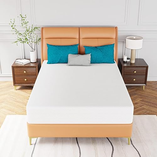 Miniatura 64 de Colchón individual de espuma viscoelástica de 5 pulgadas con certificado CertiPUR-US para sueño fresco y alivio de presión, colchón de cama de