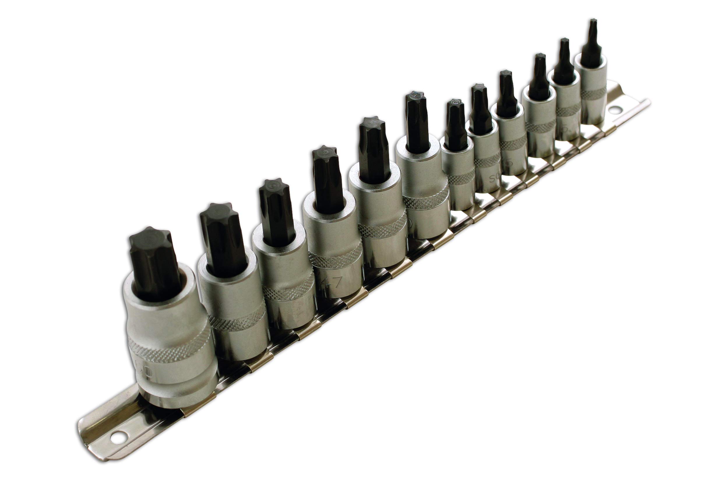 Laser 2196 zestaw bitów w kształcie gwiazdki 1/4" 3/8" i 1/2" d 12 szt
