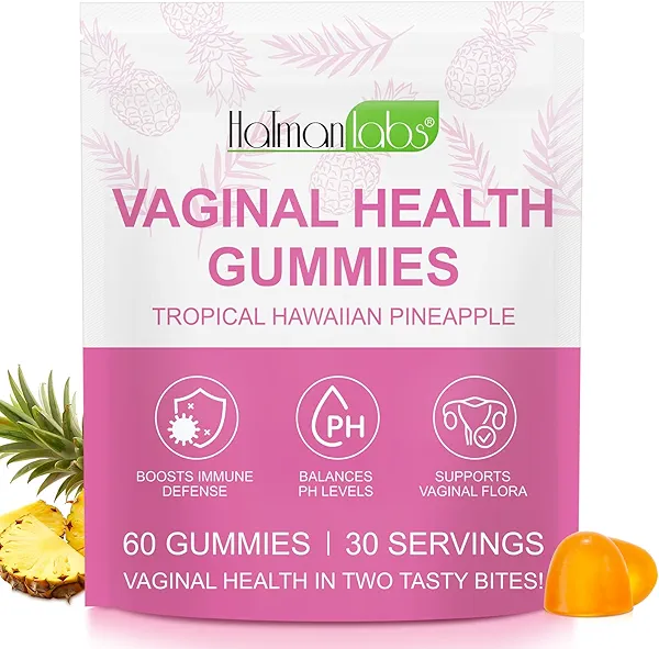Onznoz Vaginal Probiotics for Women, PH Balance Gummies, Probiotics for Women Vaginigal Health, Support Healthy Odor, Yeast Balance & Flora, Vaginal Health Supplement