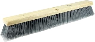 Weiler 42042 Polystyrene Fine Sweep Floor Brush, 2-1/2" Handle Width, 24" Overall Length, Natural