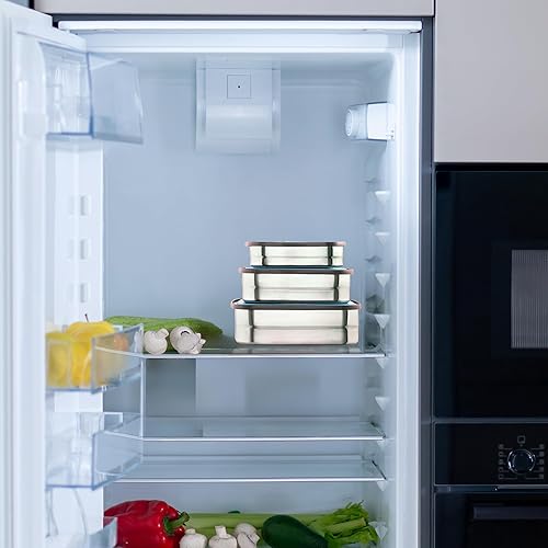 Miniatura 8 de Easy Togo Paquete de 3 recipientes de almuerzo de acero inoxidable Cajas de almacenamiento de alimentos herméticas a prueba de fugas