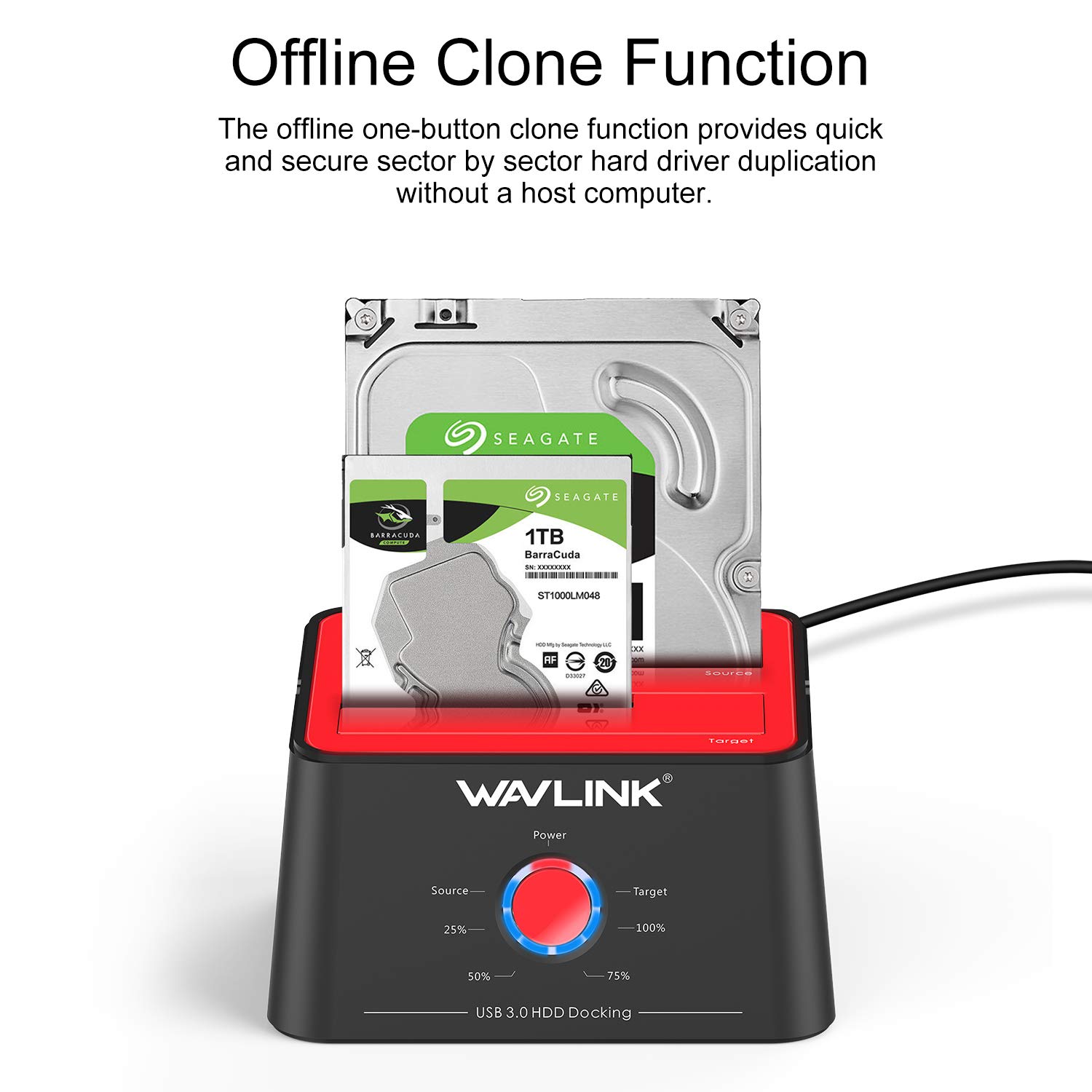 Amazon.co.jp: WAVLINK USB 3.0 - SATA I/II/III デュアルベイ外付け
