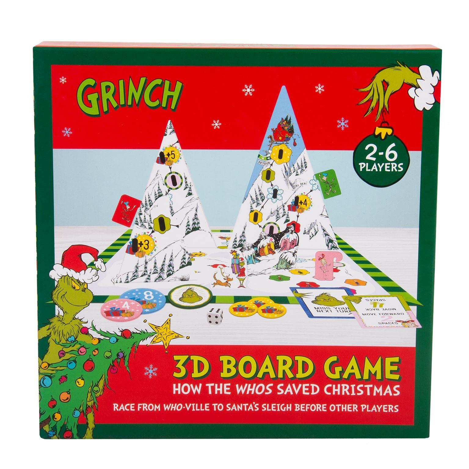 Buy Fizz Creations The Grinch 3D Family Christmas Board Game. 26