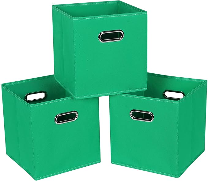 SEVENDOME Fabric Cloth Storage Bins,Fabric Cube Bins