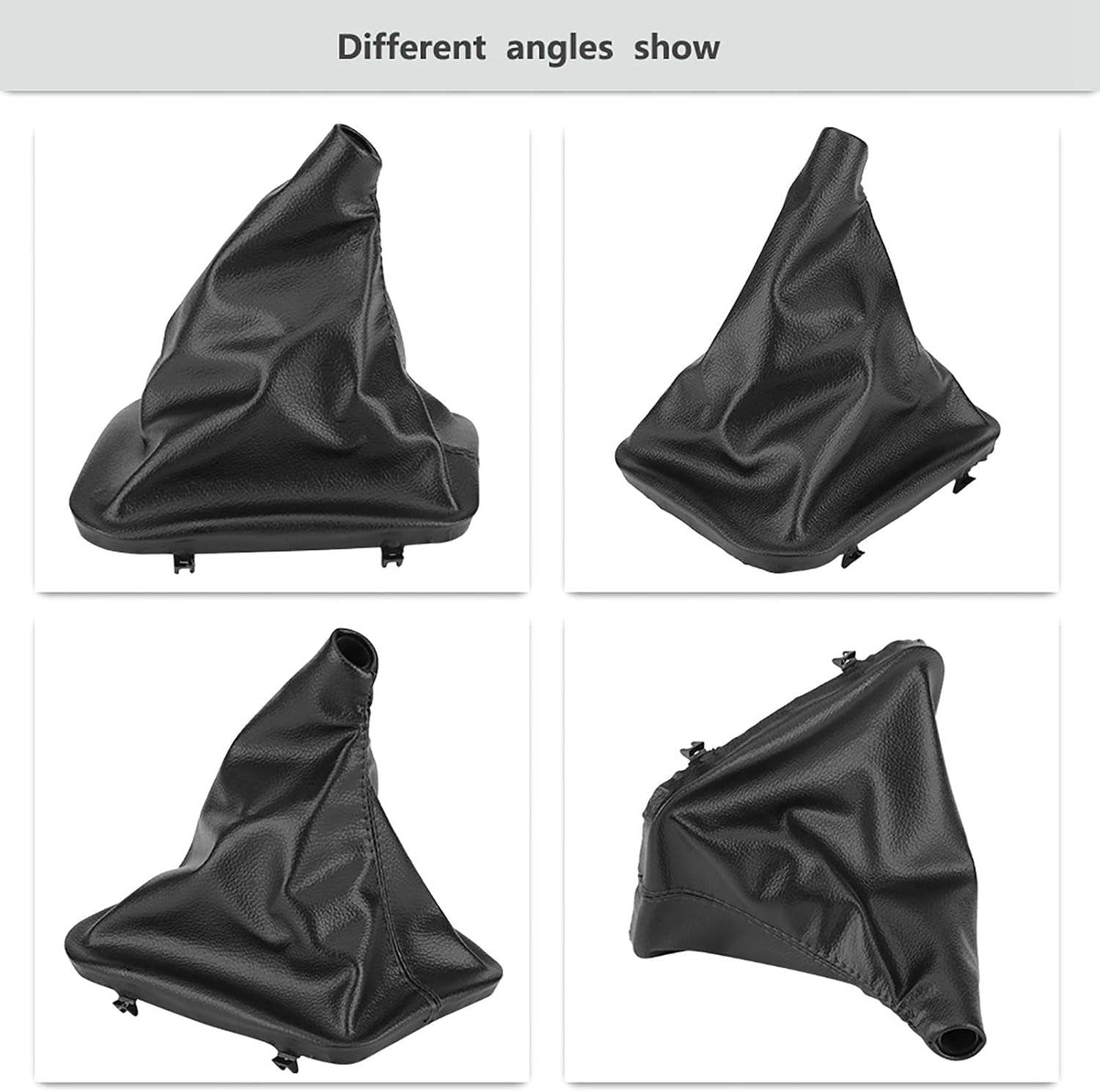 EVGATSAUTO Gear Shift Gaiter Boot, Artificial Leather Material Left Hand Driver Car Gear Shift Knob Gaiter Boot Cover Gear Shift Stick Cover for E30 E34 E36 Z3