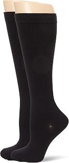 Nylon Over The Calf Socks with Compression Fit 2 Pairs