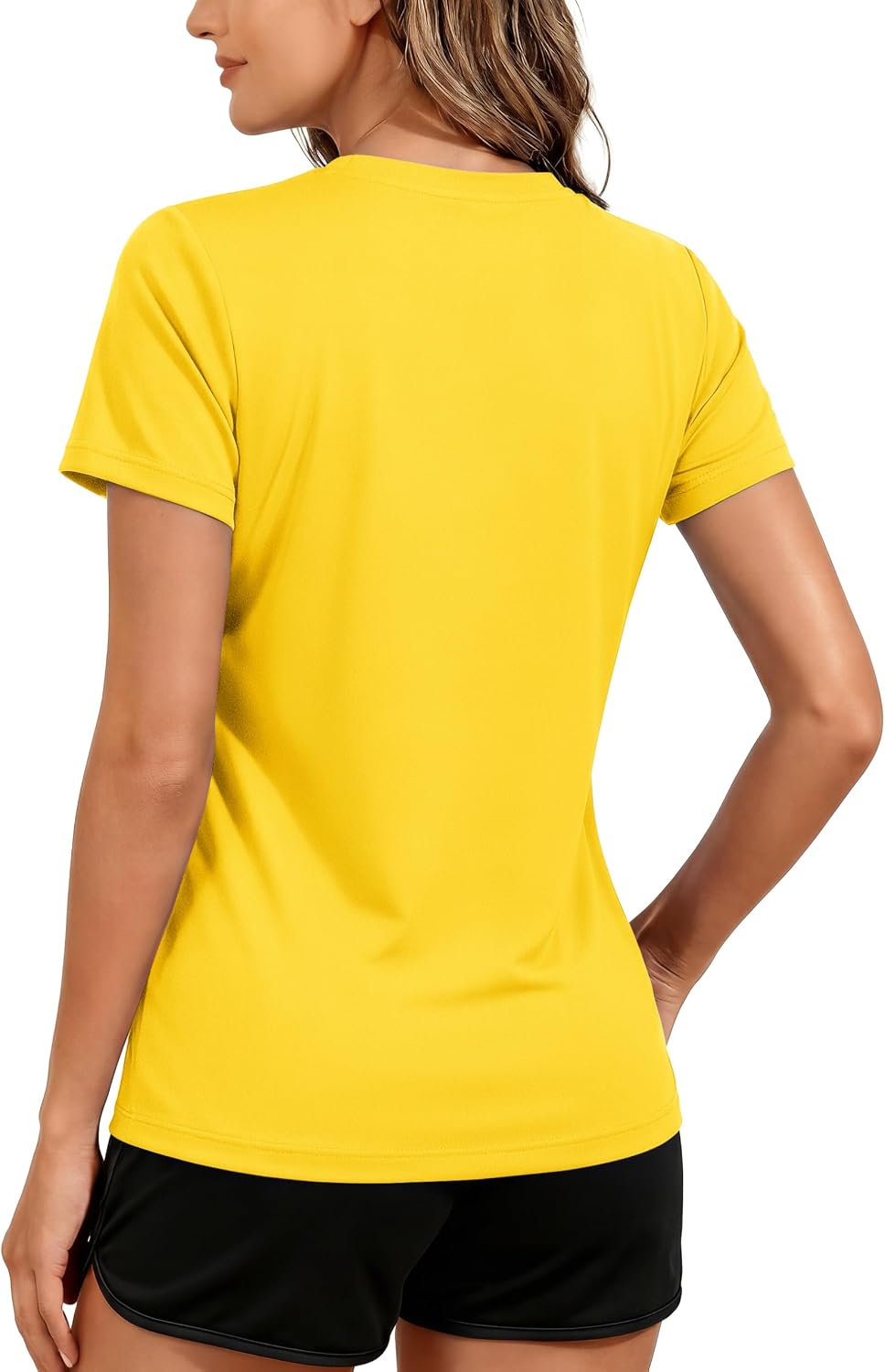 TACVASEN Women's Short Sleeve Workout Shirts UPF 50+ Sun Protection Quick Dry Athletic Tops for Running Gym Tee