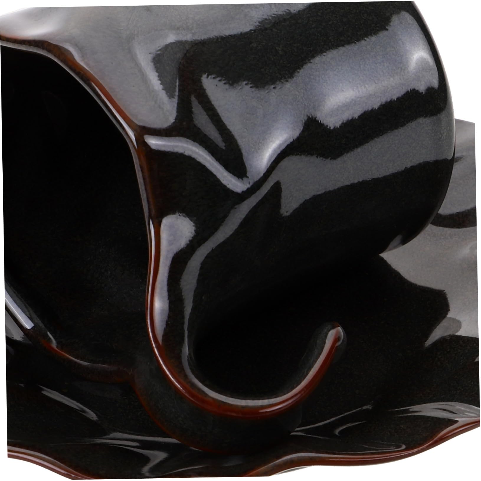 Alipis Tasse à Café en Céramique 150ml avec Soucoupe, Bord Lisse et Anse Pratique, pour Maison et Restaurant, Style Simple