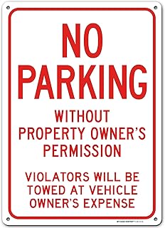 Unauthorized Vehicles Will Be Towed At Owner Expense