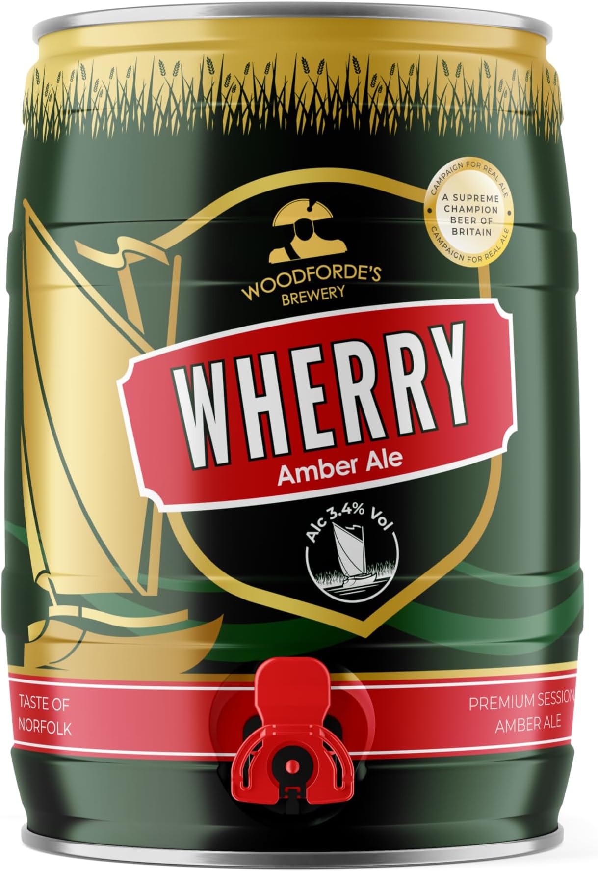 Woodforde's Wherry 5 Litre Mini Keg