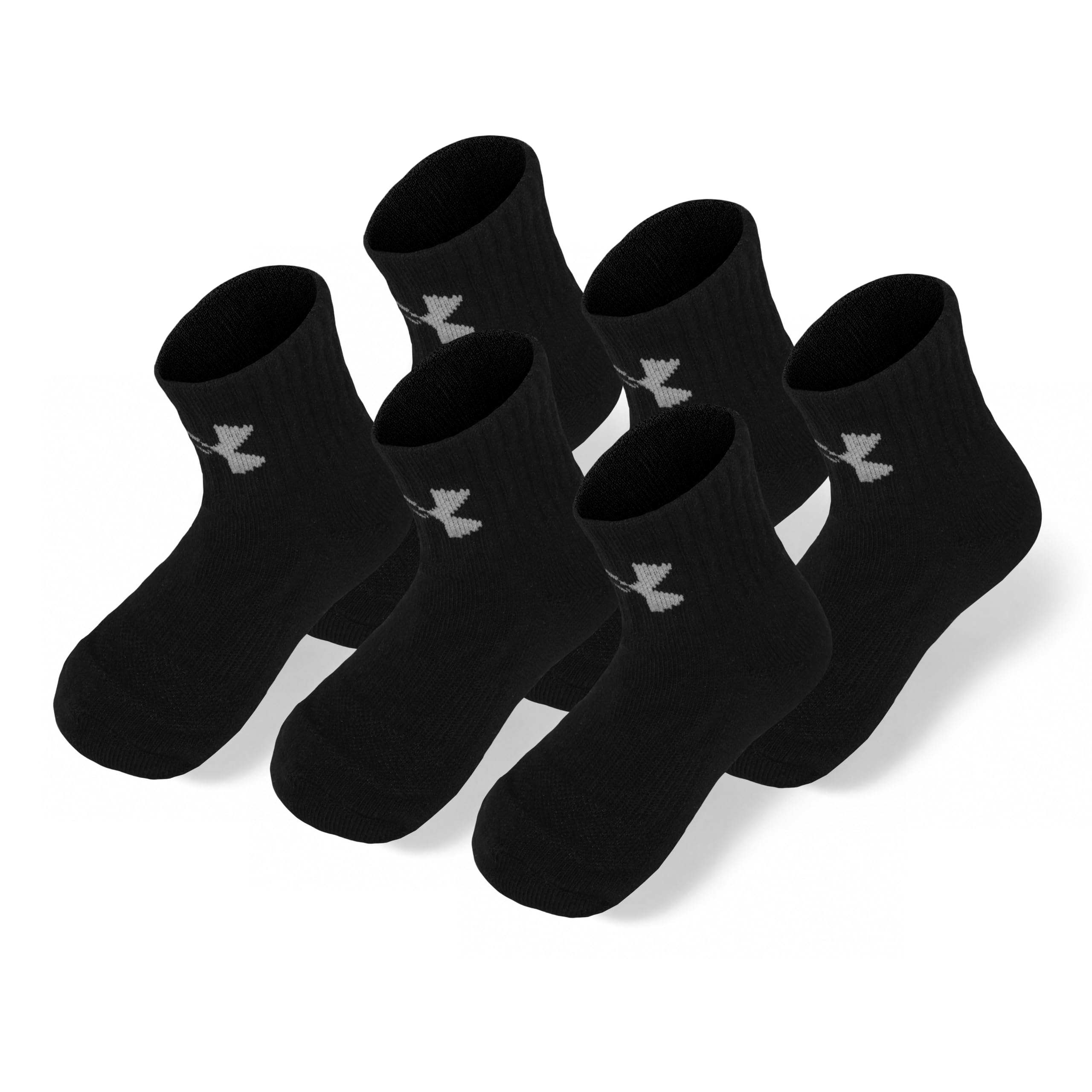 Under Armour boys Multi Pack Essential Quarter Sock