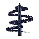 LAURA GELLER NEW YORK Kajal Longwear Kohl Eyeliner Pencil - Midnight Blue Kohl - Caffeine and Vitamin E - Smooth & Blendable Liner - Built-In Sharpener