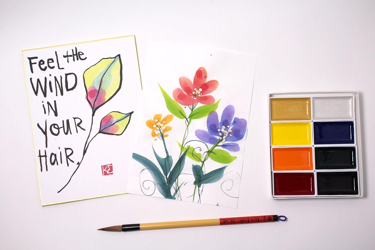 Yasutomo Gansai and Shikishi Kit, Arts and Crafts Supplies