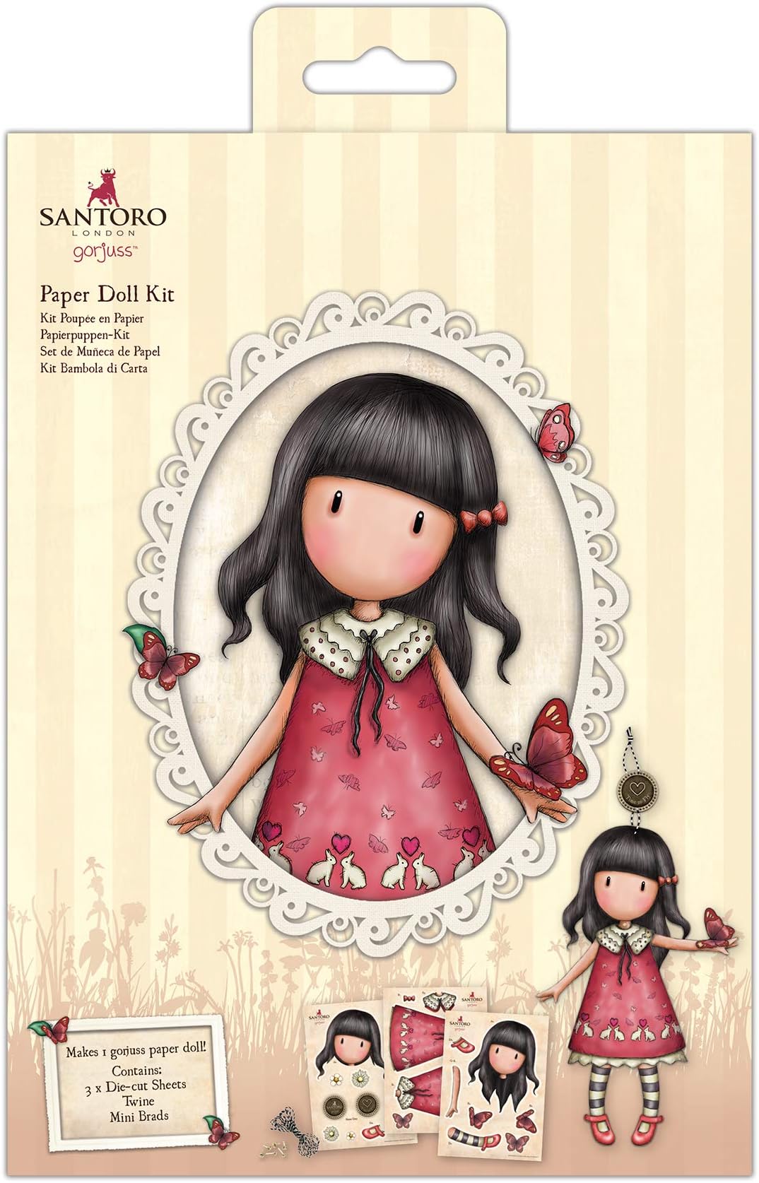 Paper Doll Kit - Santoro - Time To Fly