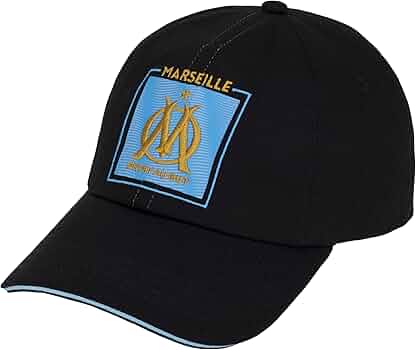 Casquette Foot Officielle Casquette Olympique De Marseille Officielle - Fan OM Réglable Collection OM Collection Officielle Supporter