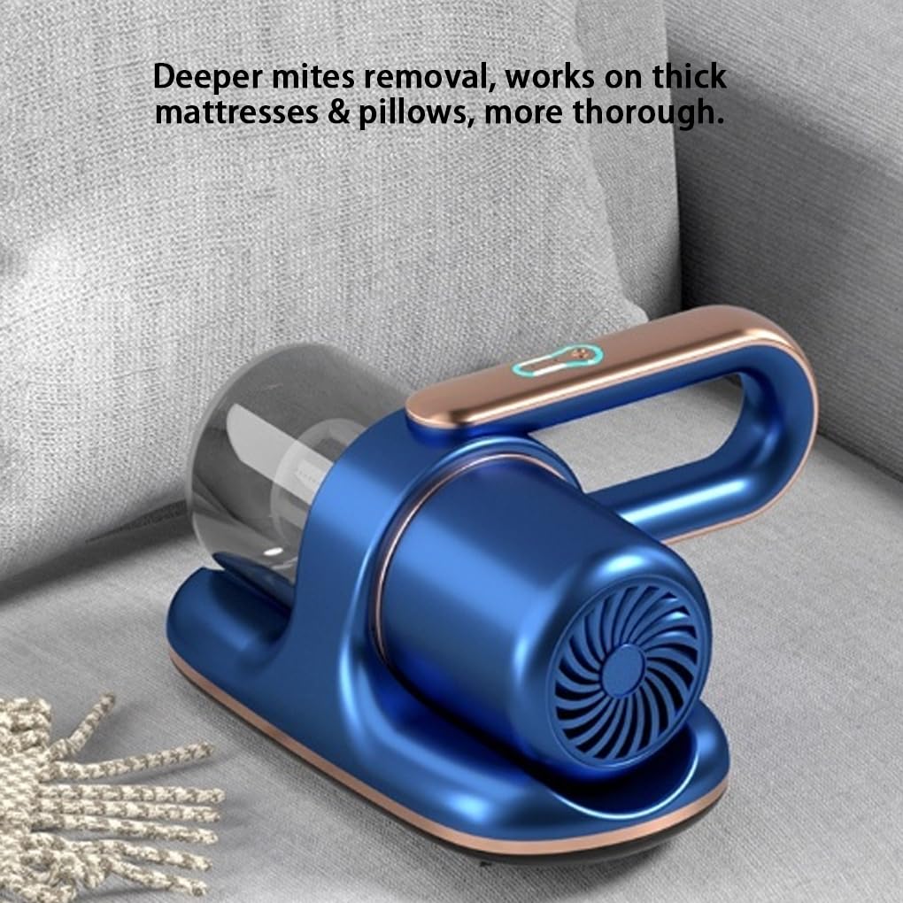 Aspiradora UV inalámbrica para una limpieza eficaz del hogar Batería de larga duración Gran potencia de succión de 13000 pa Aspiradora de mano, gris