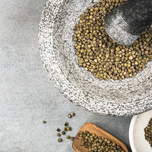 Miniatura 4 de GranAroma Granos de pimienta verde, 6.4 onzas, enteros y secos, sabor fresco