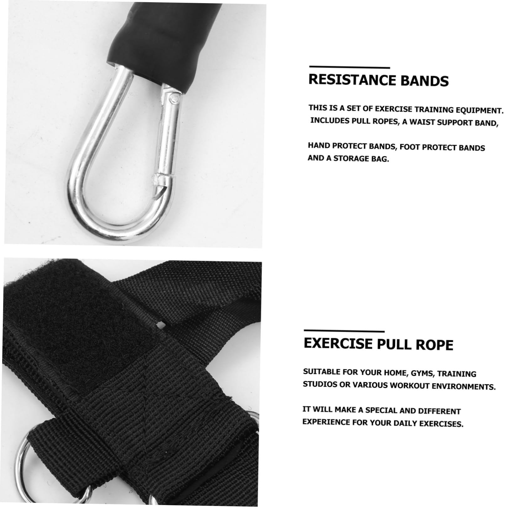 SUPVOX Elastici Fitness Resistenza con in Oxford Regolabili per Allenamento Completo Casa e Palestra