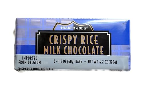 Miniatura 4 de Trader Joe's - Chocolate con leche de arroz crujiente belga, barras de 1.4 onzas (2 paquetes de 3)