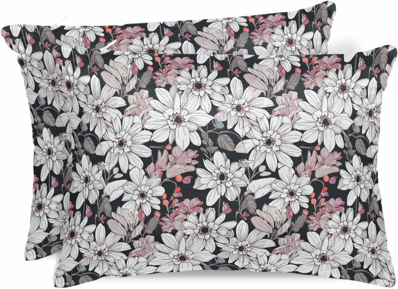 Vertdecor Satin Pillowcase for Hair and Skin, Modern Art