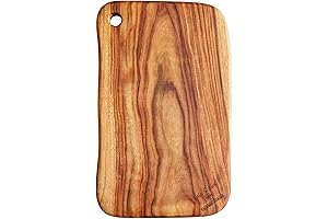 HomeRoots Camphor Laurel Cutting Board: Artisan Organic Natural Wood Style