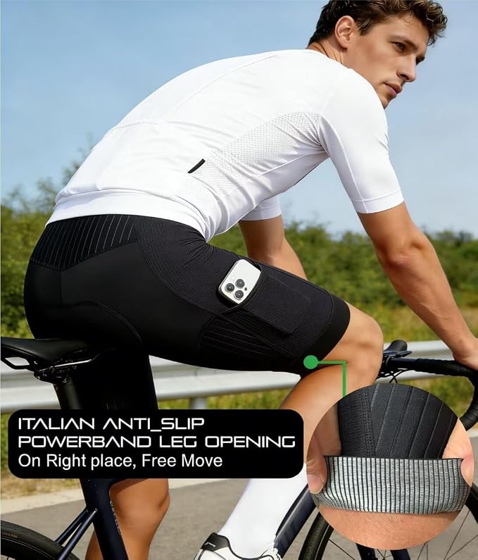 Calzas ciclistas aero para hombre con bolsillos laterales miniatura 4