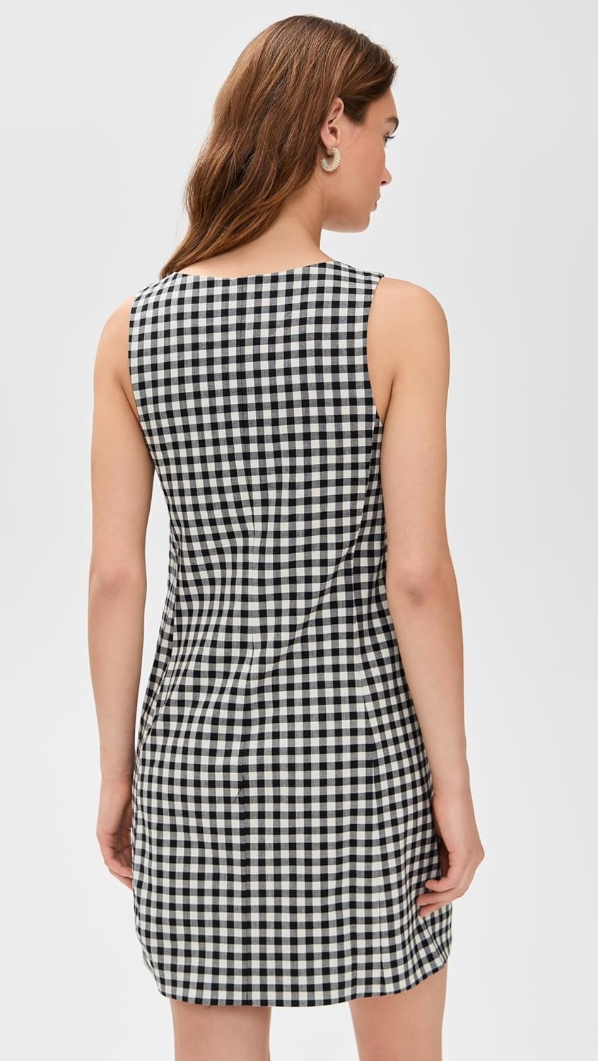 Madewell Womens Angie Dress - Gingham - Image 3